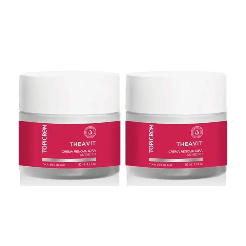 Crema rinnovatrice Topicrem Ah Theavit, confezione da 2 x 50 ml