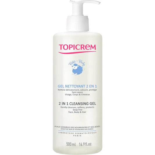 Topicrem Baby Gel detergente 2 in 1 , 500 ml