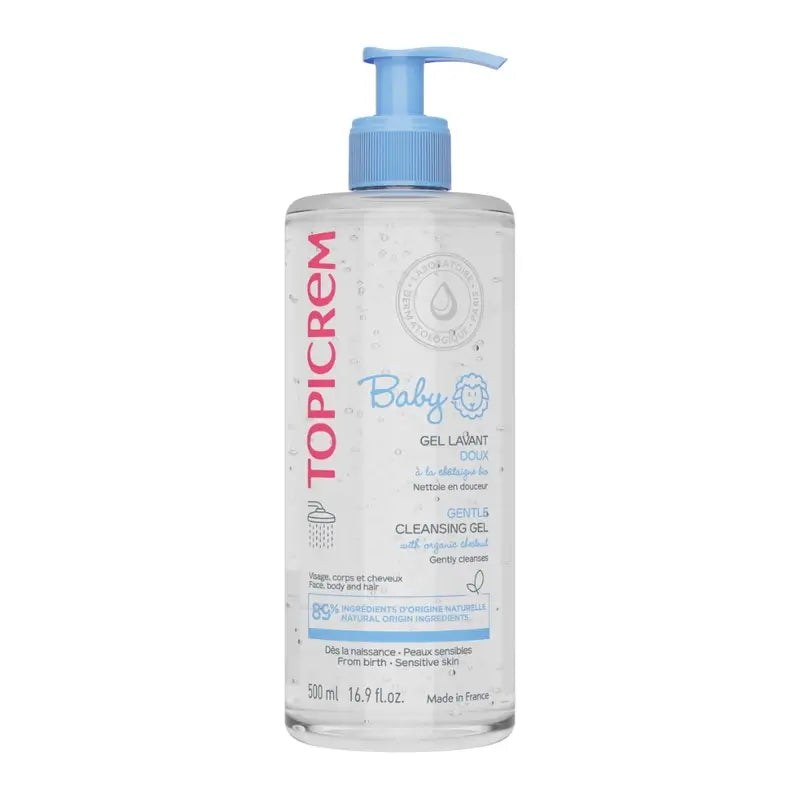 Topicrem Baby Gel detergente delicato, 500 ml