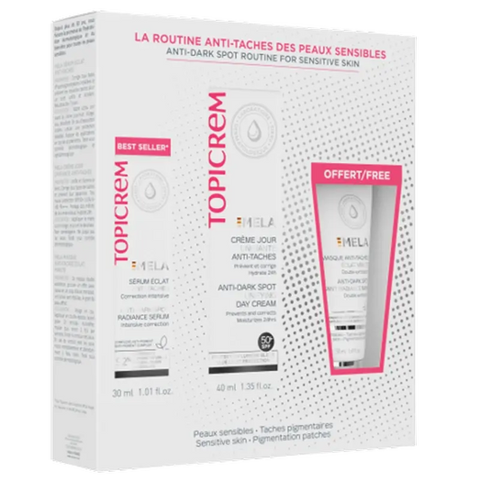 Topicrem Mela Serum Box 30 Ml + Crema giorno 40 Ml + Maschera 50 Ml