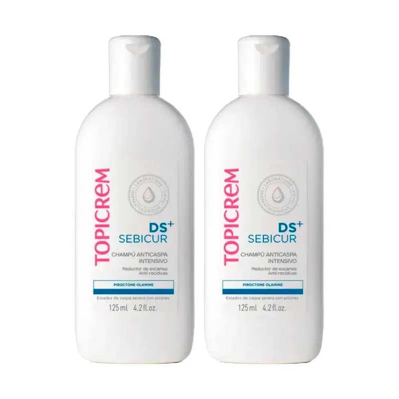 Topicrem Ds+ Sebicur Shampoo Intensivo Antiforfora, Confezione 2 x 125 Ml