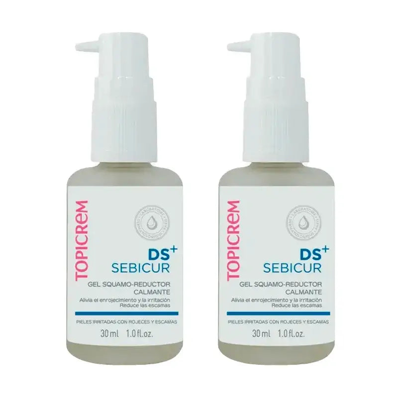 Topicrem DS+ Sebicur Gel lenitivo anti-squamo, confezione da 2 x 30 ml