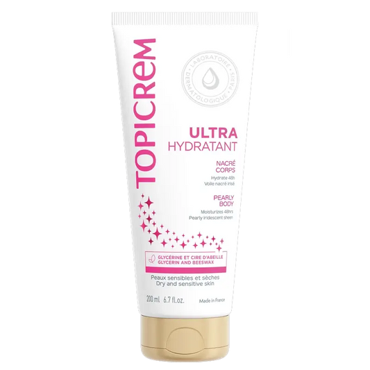 Topicrem Latte corpo perlescente ultra-idratante 200 ml