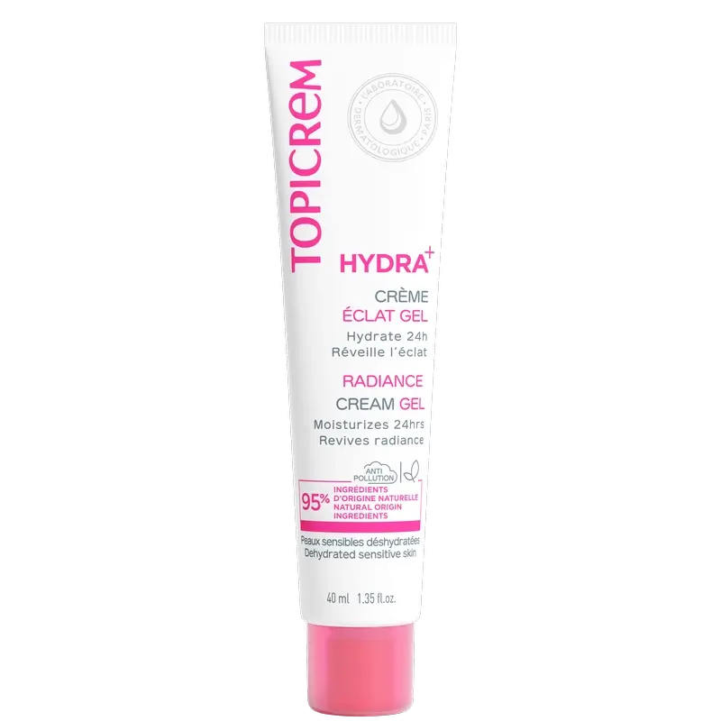 Topicrem Hydra+ Gel idratante illuminante , 40 ml