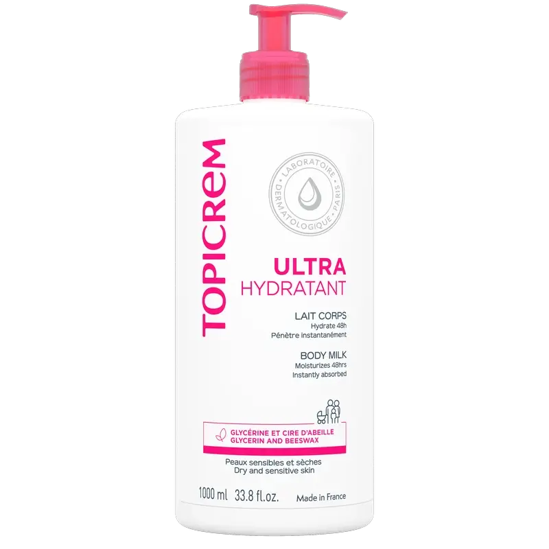 Topicrem Latte corpo ultra-idratante 1L