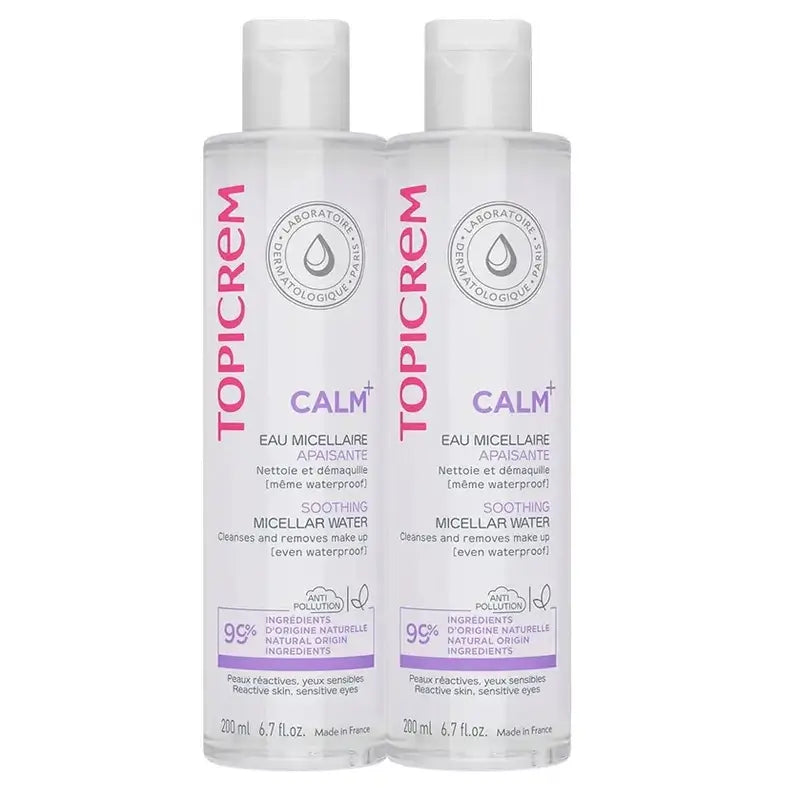 Topicrem Pack Duo Calm+ Acqua Micellare 200 Ml 2a Unità 50%.