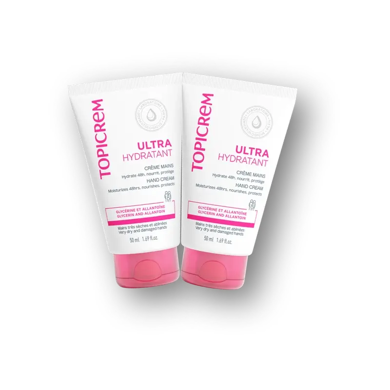 Topicrem Duo Pack Uh Crema mani ultra-idratante 50 Ml 2a unità 50%.