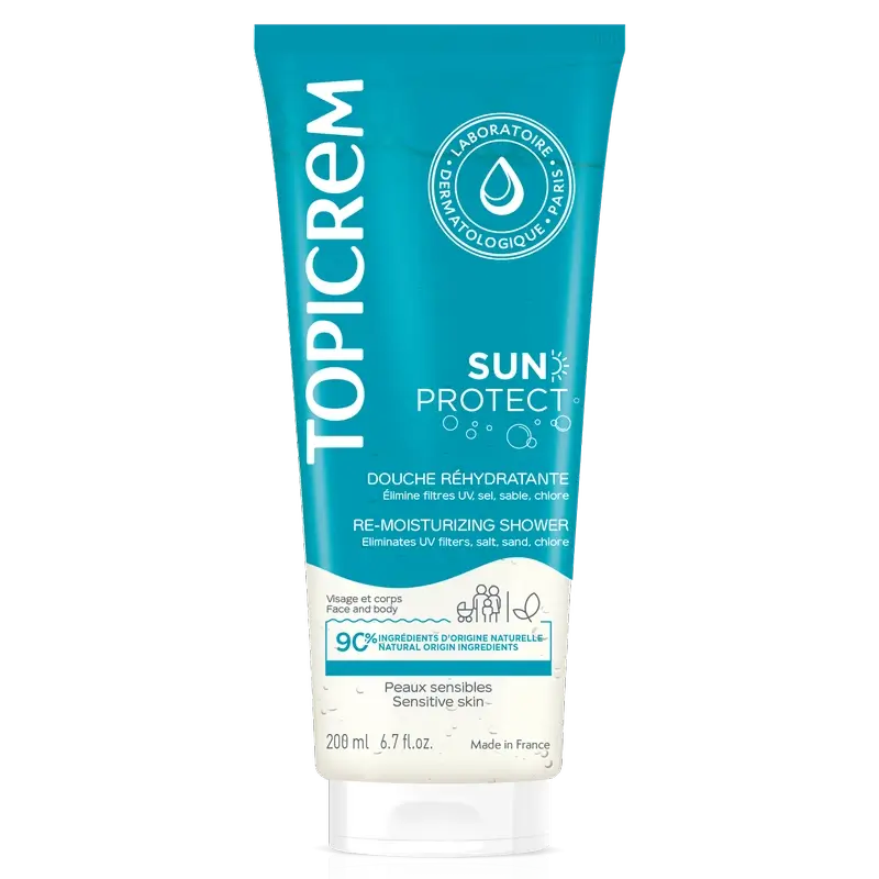 Topicrem Sun Protect Gel doccia, 200 ml