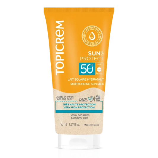 Topicrem Latte solare protettivo Spf50+, 50 ml