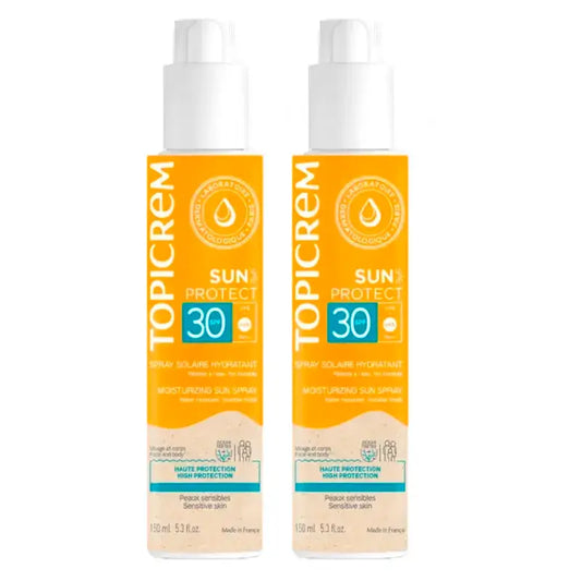 Topicrem Sun Protect Spray Spf30, Confezione 2 x 150 Ml