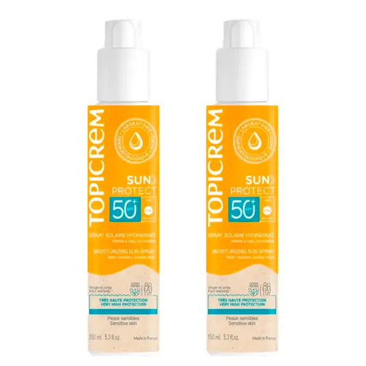 Topicrem Sun Protect Spray Spf50+, Confezione 2 x 150 Ml
