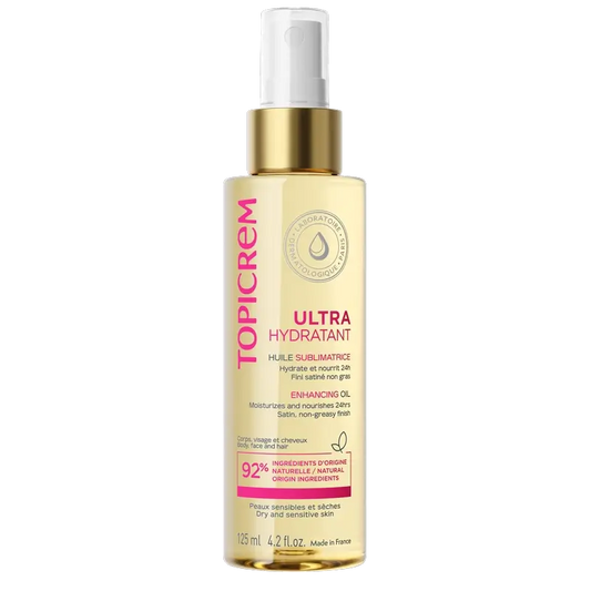 Topicrem Uh Olio ultra-idratante, 125 ml