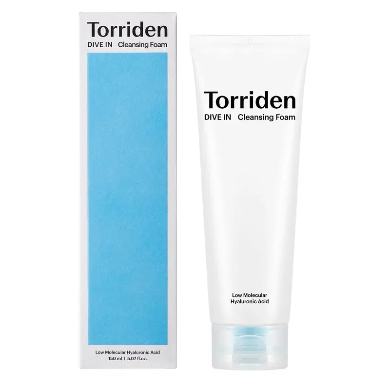 Torriden Dive-In Schiuma detergente all'acido ialuronico a basso contenuto molecolare , 150 ml