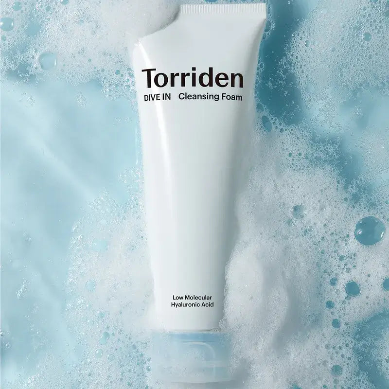 Torriden Dive-In Schiuma detergente all'acido ialuronico a basso contenuto molecolare , 150 ml