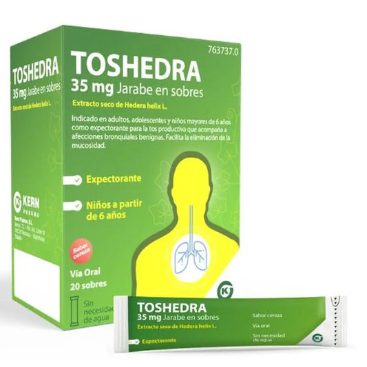 Toshedra 35 Mg sciroppo, 20 bustine da 5 ml