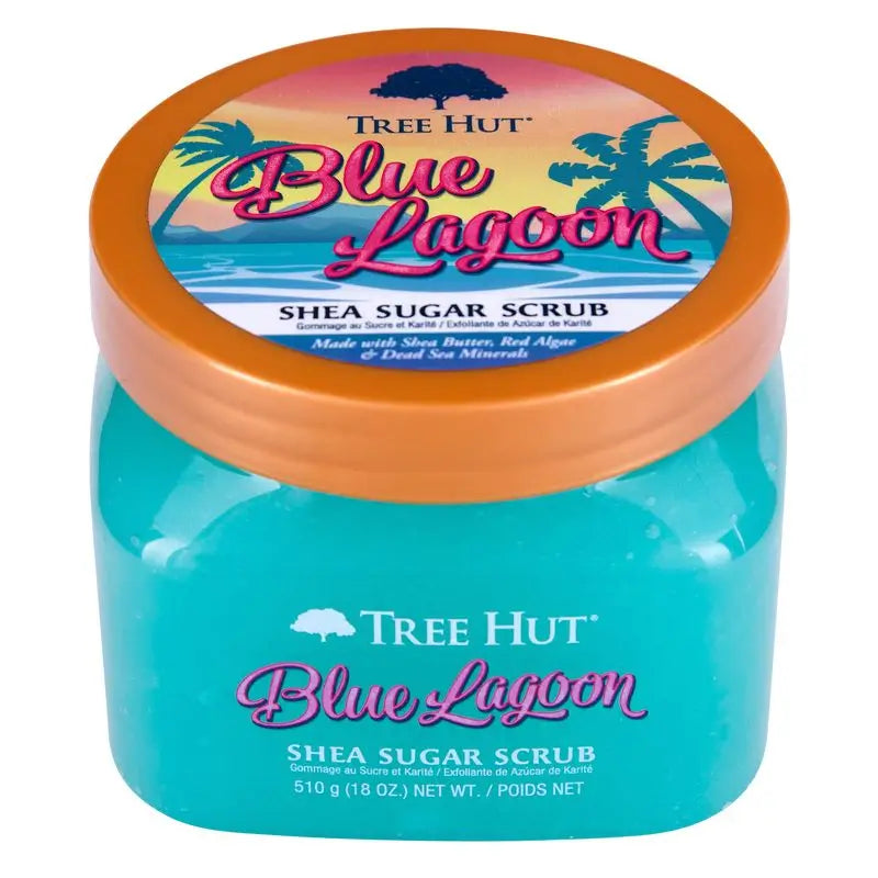 Tree Hut Scrub di zucchero, Blue Lagoon, 510 g