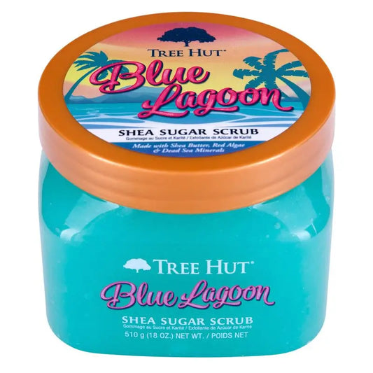 Tree Hut Scrub di zucchero, Blue Lagoon, 510 g