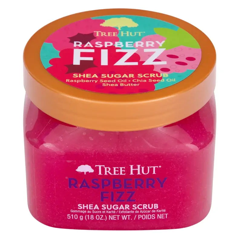 Tree Hut Scrub di zucchero al lampone Raspberry Fizz, 510 g