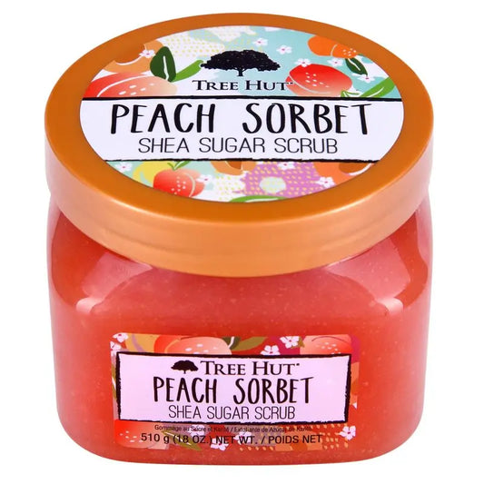 Tree Hut Scrub di zucchero, Sorbetto di pesca, 510 g