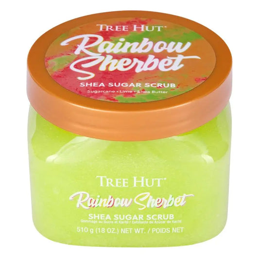 Tree Hut Scrub di zucchero, sorbetto arcobaleno, 510 g