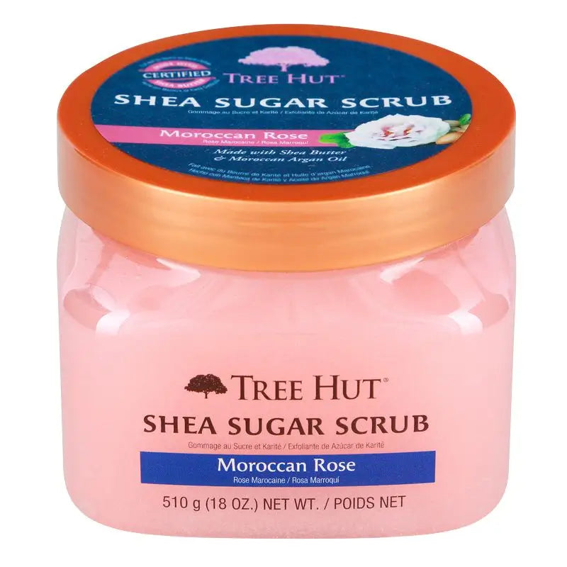 Tree Hut Scrub di zucchero, Rosa del Marocco, 510 g