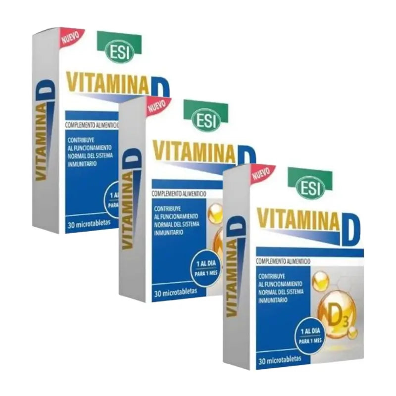 Trepatdiet-Esi Vitamina D confezione 3 x 30 compresse