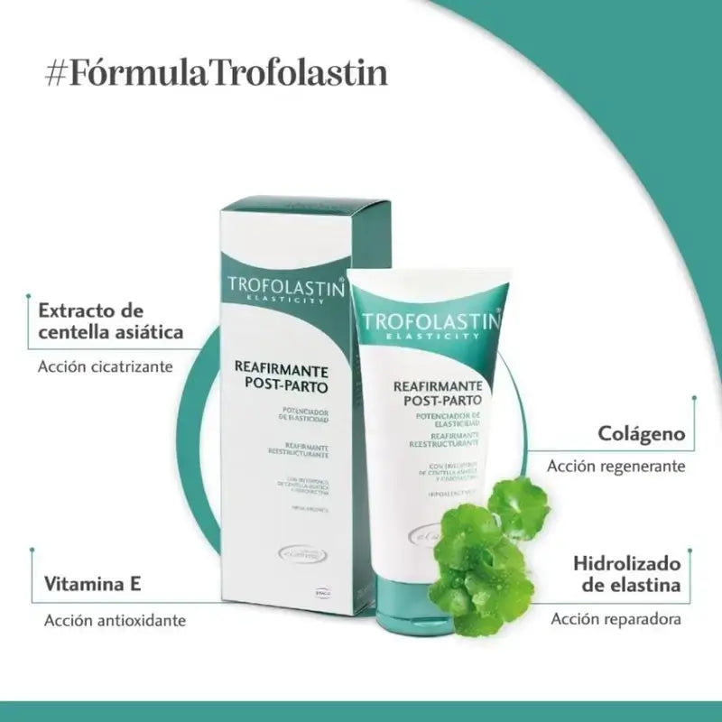 Trofolastin Crema rassodante post-partum, confezione da 2 x 200 ml