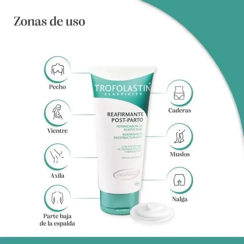 Trofolastin Crema rassodante post-partum, confezione da 2 x 200 ml