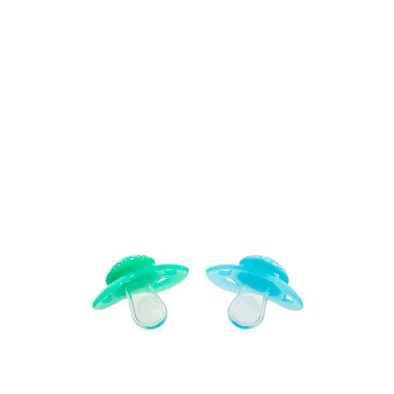 Twistshake Succhietto blu e verde 0-6M , 2 unità