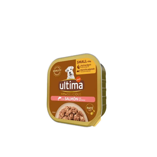 Ultima Comida Húmeda Ud Mini Wet Terrine Salmon Tray Sino Grainle, 150 g