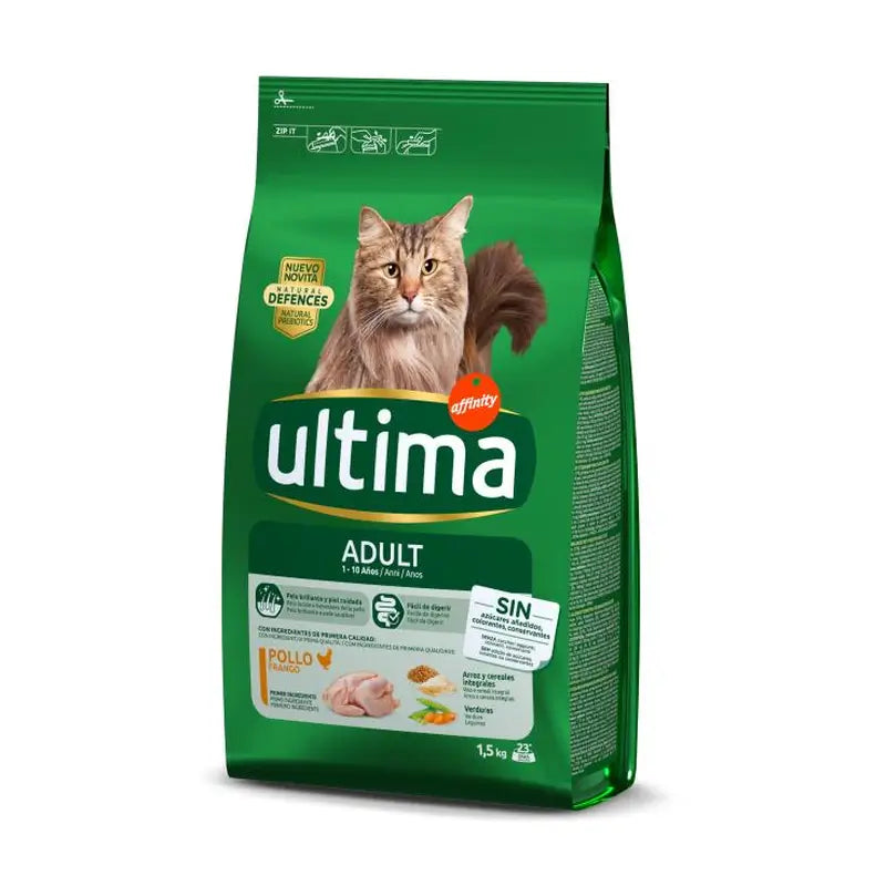 Ultima Pienso Cat Ad Pollo, 1,5 kg