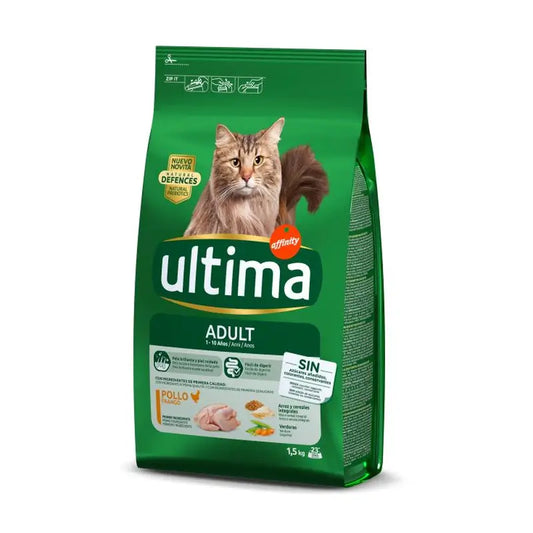 Ultima Pienso Cat Ad Pollo, 1,5 kg