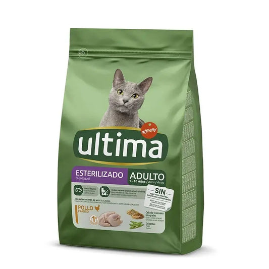 Ultima Pienso Cat Sterilizzati al pollo, 1,5 kg