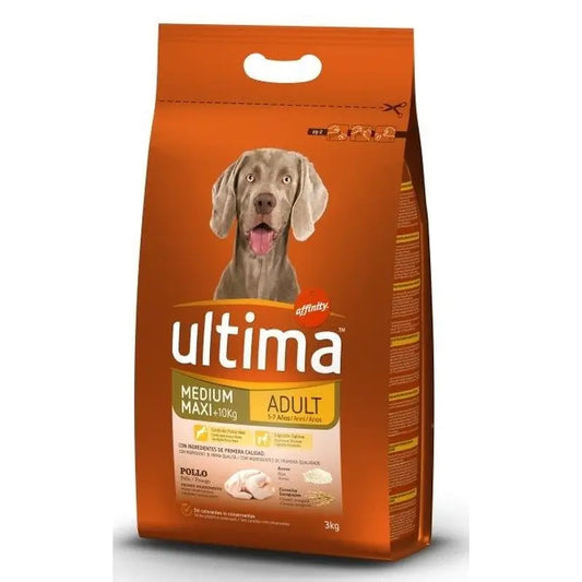 Ultima Pienso Dog Ad Pollo, 3 kg