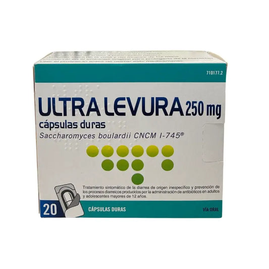 Ultra Levura 250 mg, 20 Capsule