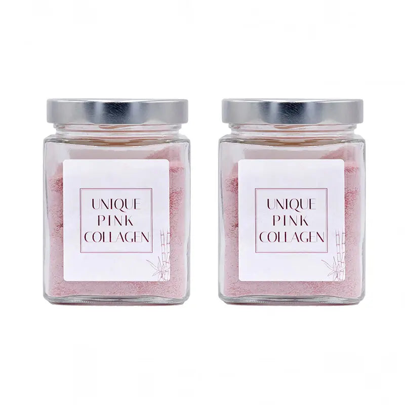 Integratore alimentare di collagene rosa unico, confezione 2x300 grammi