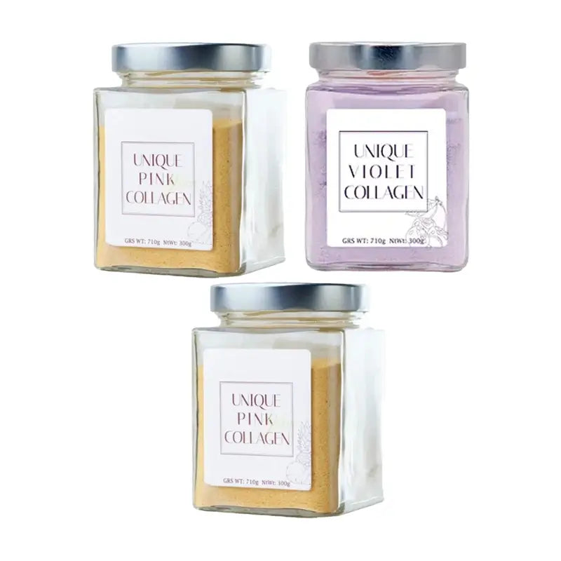 Integratore alimentare Unique Pink Yellow & Violet, confezione da 3x300g