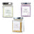 Integratore alimentare unico rosa, giallo, viola e verde, confezione 3x300grammi