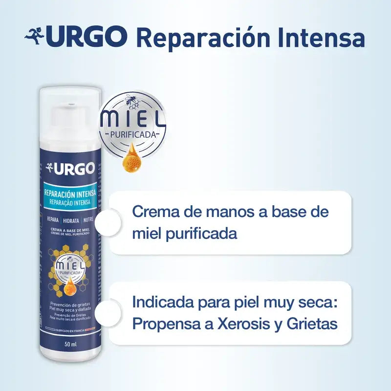 Urgo Crema mani riparatrice intensa, 50 ml