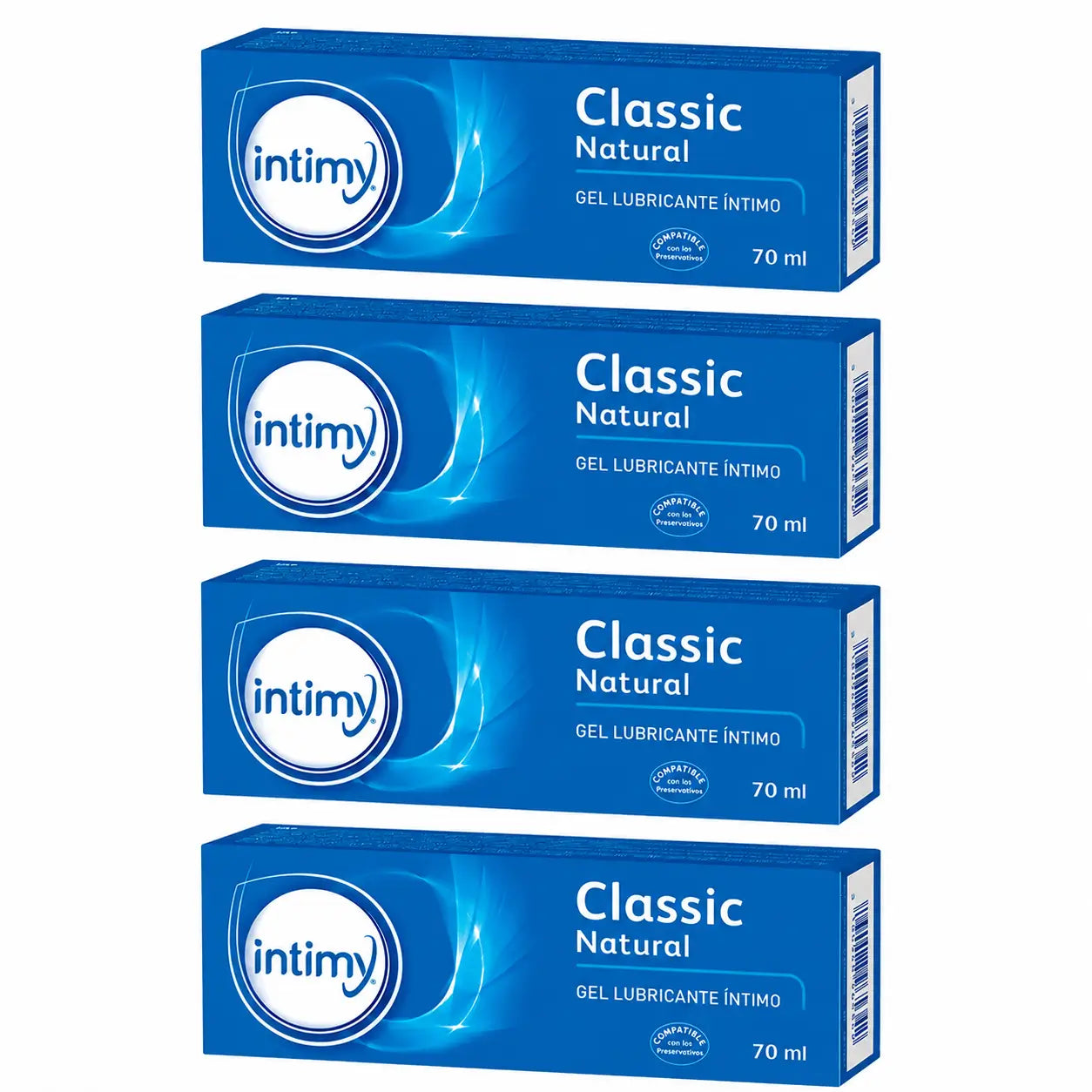 Urgo Intimy Classic Gel Lubrificante Naturale 70 ml, confezione da 4
