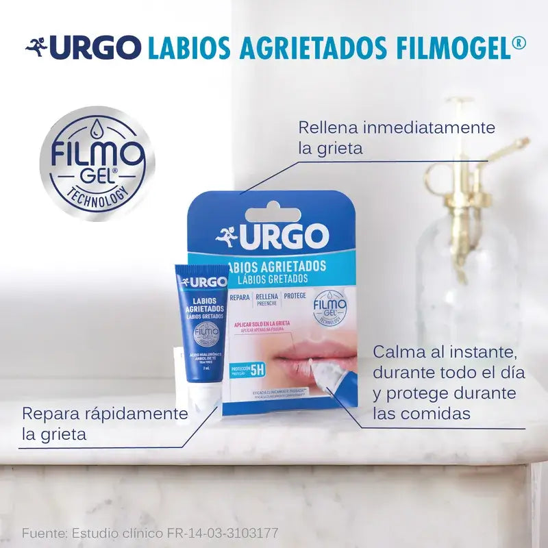Urgo Filmogel labbra screpolate, 7 Ml