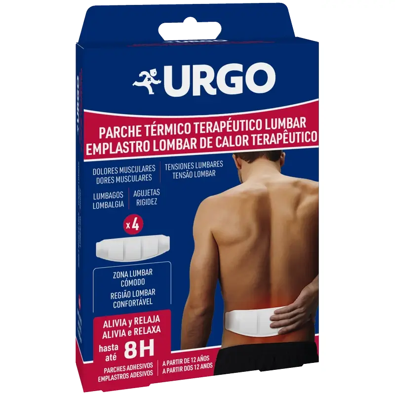 Urgo Toppa termica lombare terapeutica , 4 unità