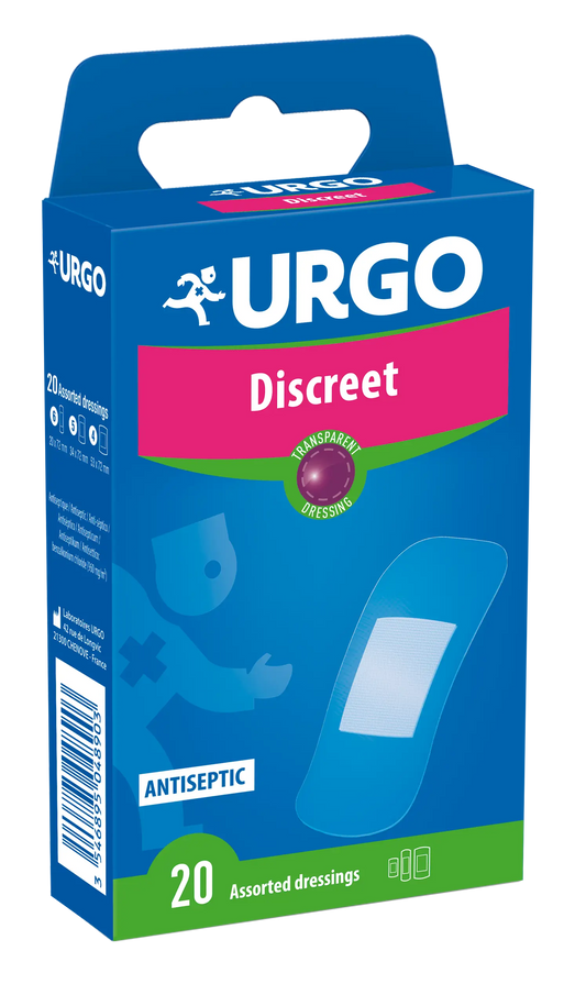 Urgo Discreet First Aid - 20 medicazioni, 20 pezzi