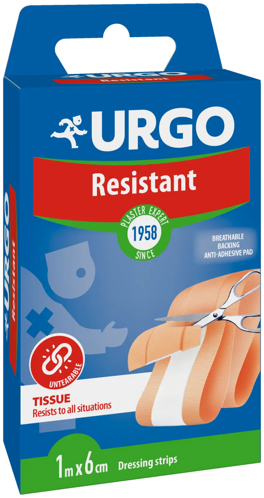 Urgo Primo Soccorso Resistente - Fascia 1 M X 6 Cm, 1 pz.