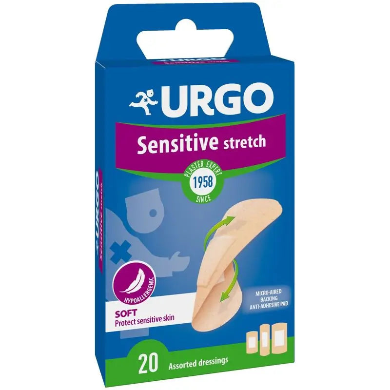 Urgo Sensitive Stretch, 20 medicazioni