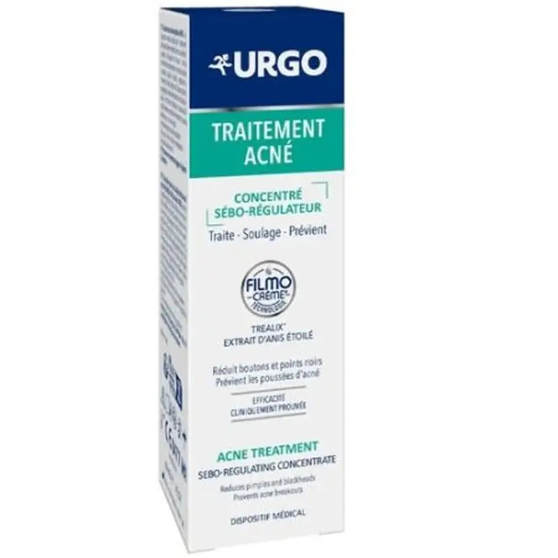 Urgo Trattamento Acne Concentrato Seboregolatore, 30 Ml