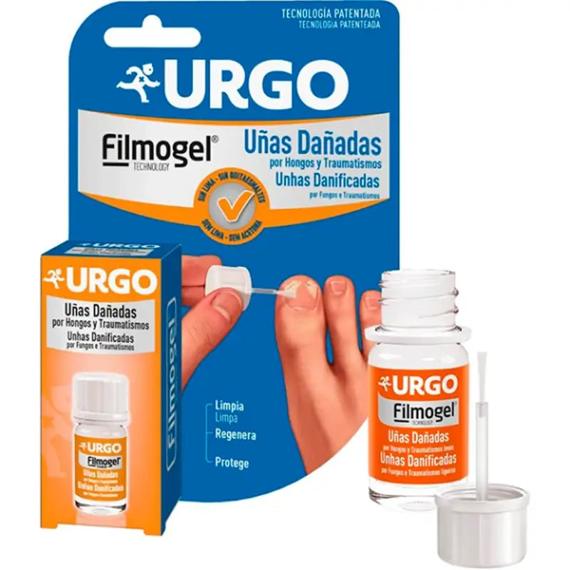 Urgo Unghie danneggiate Filmogel Flacone , 3,3 ml