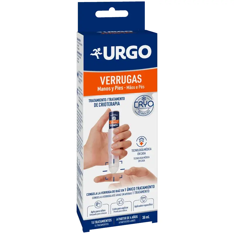 Urgo - Crioterapia delle verruche - Flacone 38 ml, 15 trattamenti