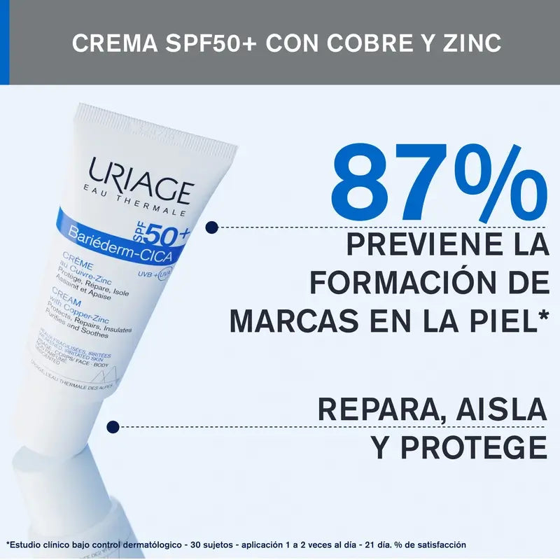 Uriage Bariéderm Cica Crema SPF 50+ 40 ml