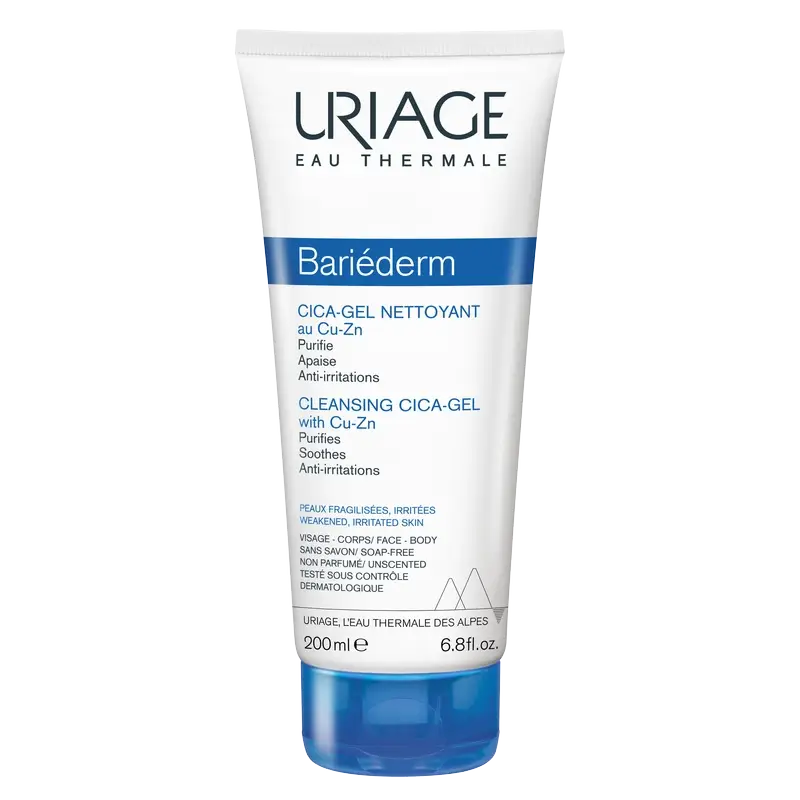 Uriage Bariéderm Cica Gel detergente , 200 ml